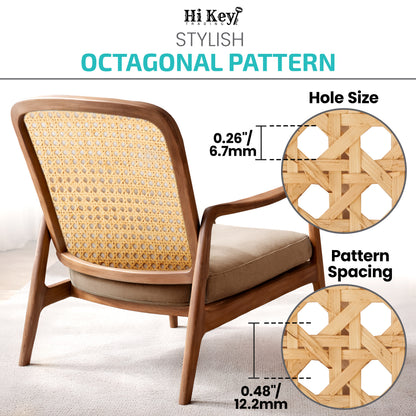 Open Mesh Rattan Cane Webbing Roll 24" x 72"